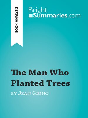 cover image of The Man Who Planted Trees by Jean Giono (Book Analysis)